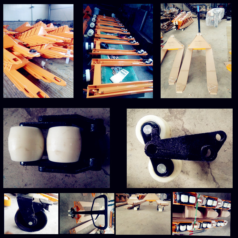 液壓手動地牛生產(chǎn)車間展示--河北東圣吊索具制造有限公司--小型攪拌機(jī)|石材夾具|手動叉車|液壓堆高車